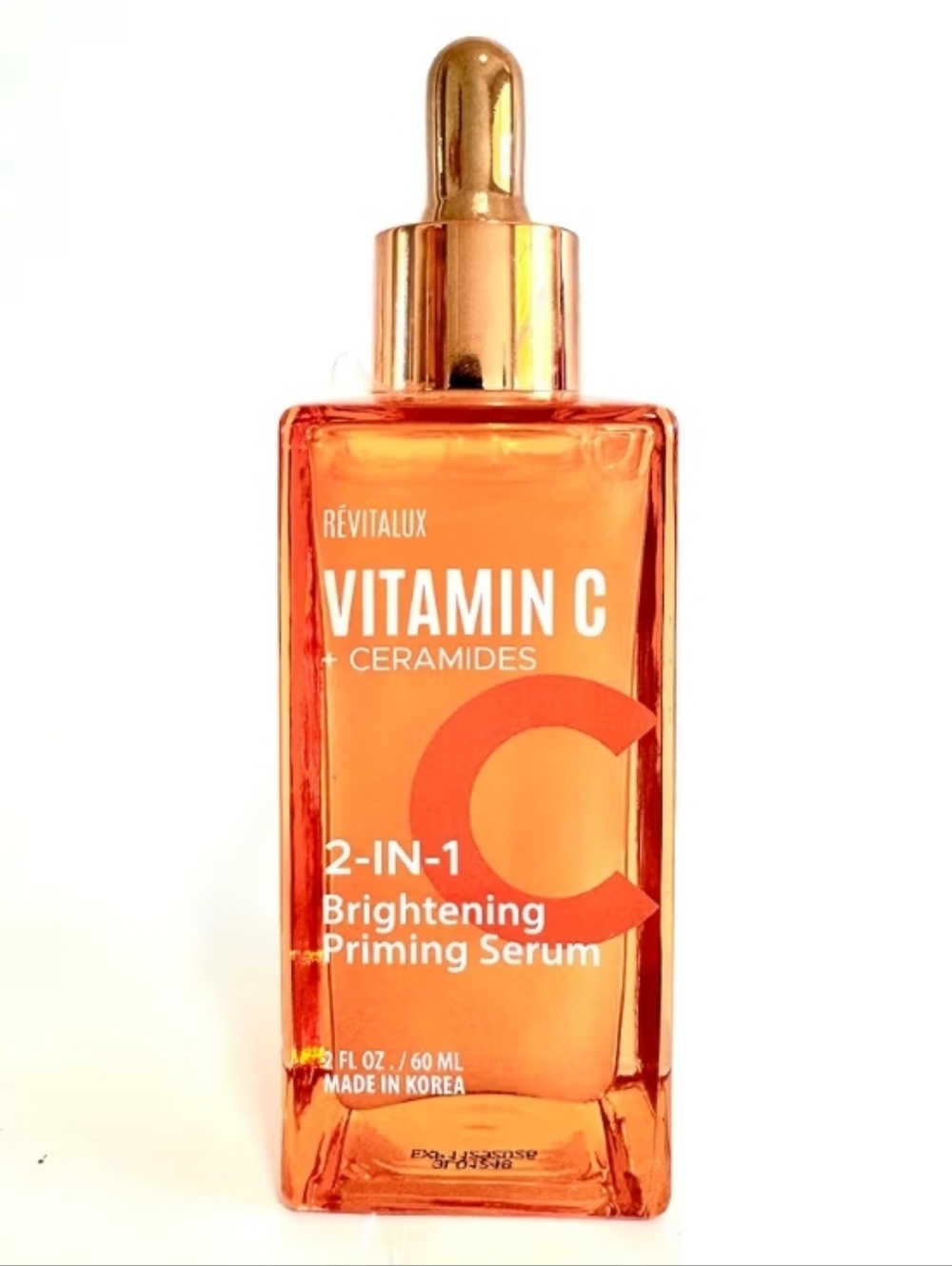 Revitalux Vitamin C 2 In 1 Brightening Priming Serum. 60ml/2oz